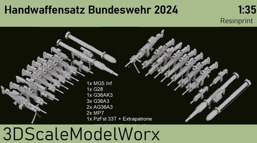 Bundeswehr handwaffensatz 2024 - handwaffensatz,